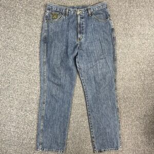 Cinch Jeans Men 34x32 Medium Wash Straight Leg Western Cowboy Denim